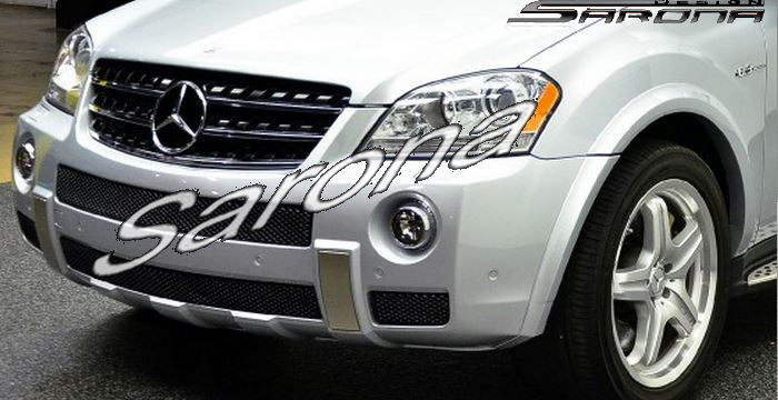 Custom Mercedes ML  SUV/SAV/Crossover Front Bumper (2006 - 2008) - $790.00 (Part #MB-080-FB)